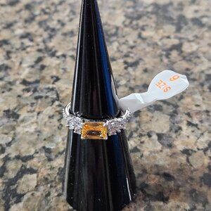 Bomb Party RBP5530 "Sparkling Occasion" Smokey Topaz Cubic Zirconia Sz 6